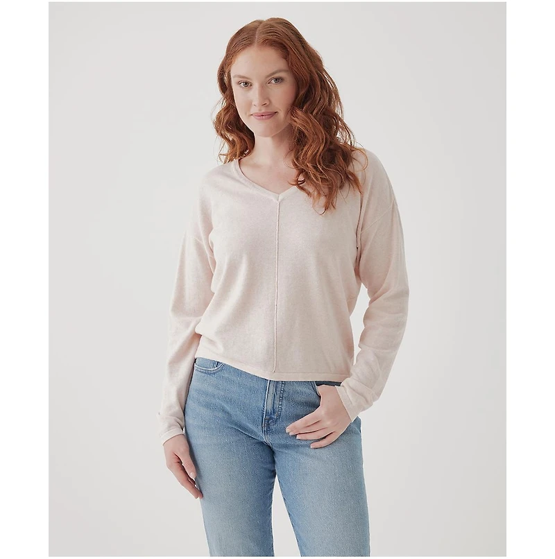 Organic Cotton Classic Fine Knit Relaxed Sweater