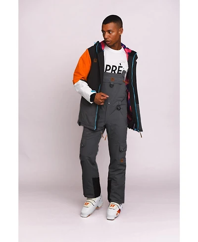 Yeh Man Ski & Snowboard Bib Pant - Grey