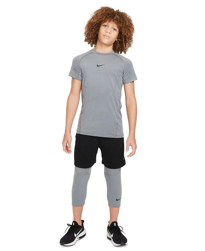 Nike Big Boys Pro Dri-fit Stretch Performance T-Shirt