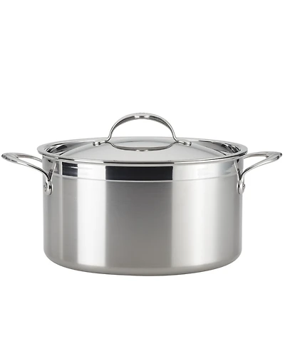 ProBond Clad Stainless Steel 8-Quart Covered Stock Pot