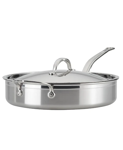 ProBond Clad Stainless Steel 5-Quart Covered Saute with Helper Handle