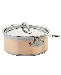 Hestan CopperBond Copper Induction 4-Quart Covered Saucepan with Helper Handle