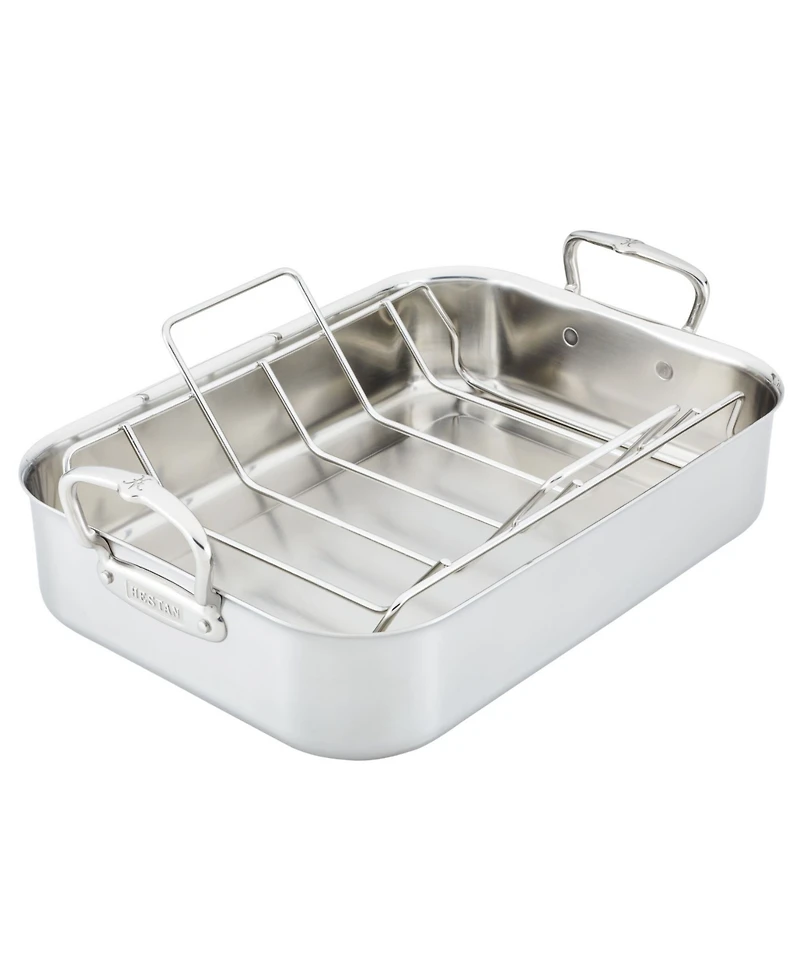 Hestan Provisions Classic Clad Roaster with Rack