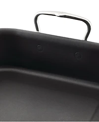 Hestan Provisions Classic Clad Nonstick Large Roaster with Rack