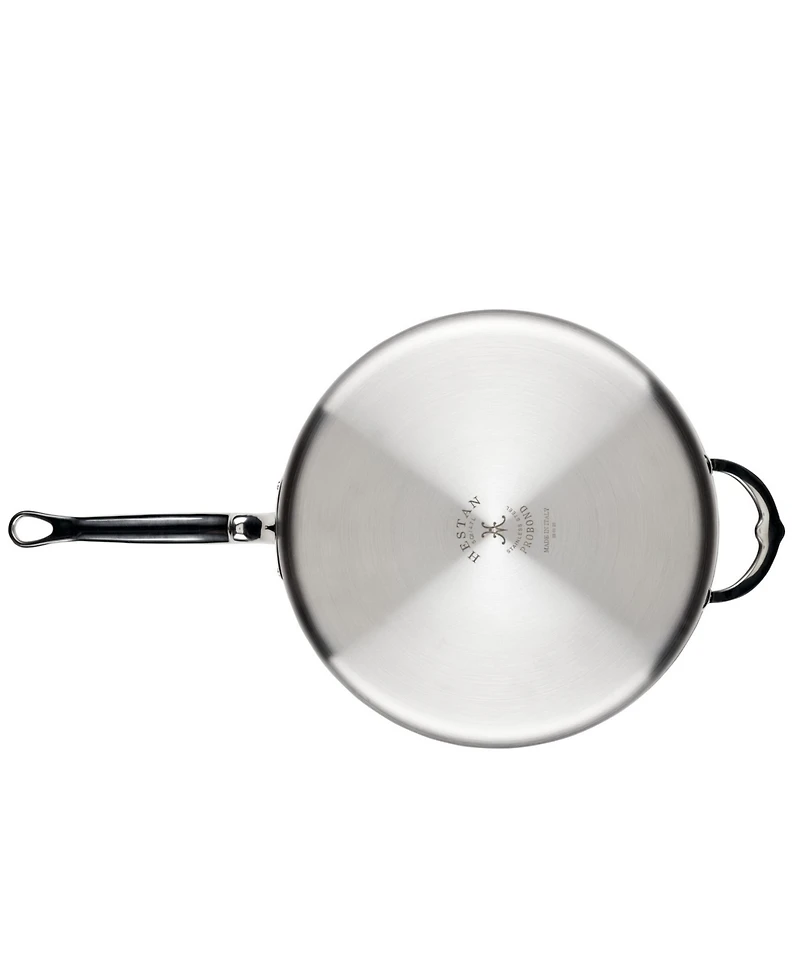 Hestan ProBond Clad Titum Stainless Steel Nonstick 5-Quart Covered Saute Pan with Helper Handle