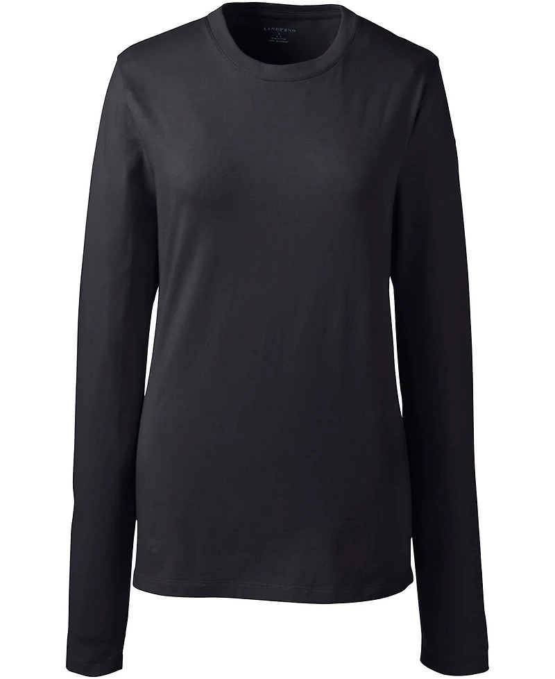 Lands' End Women's Long Sleeve Essential T-shirt
