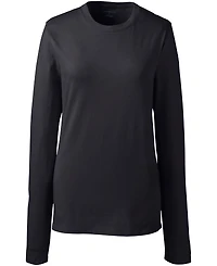 Lands' End Women's Long Sleeve Essential T-shirt