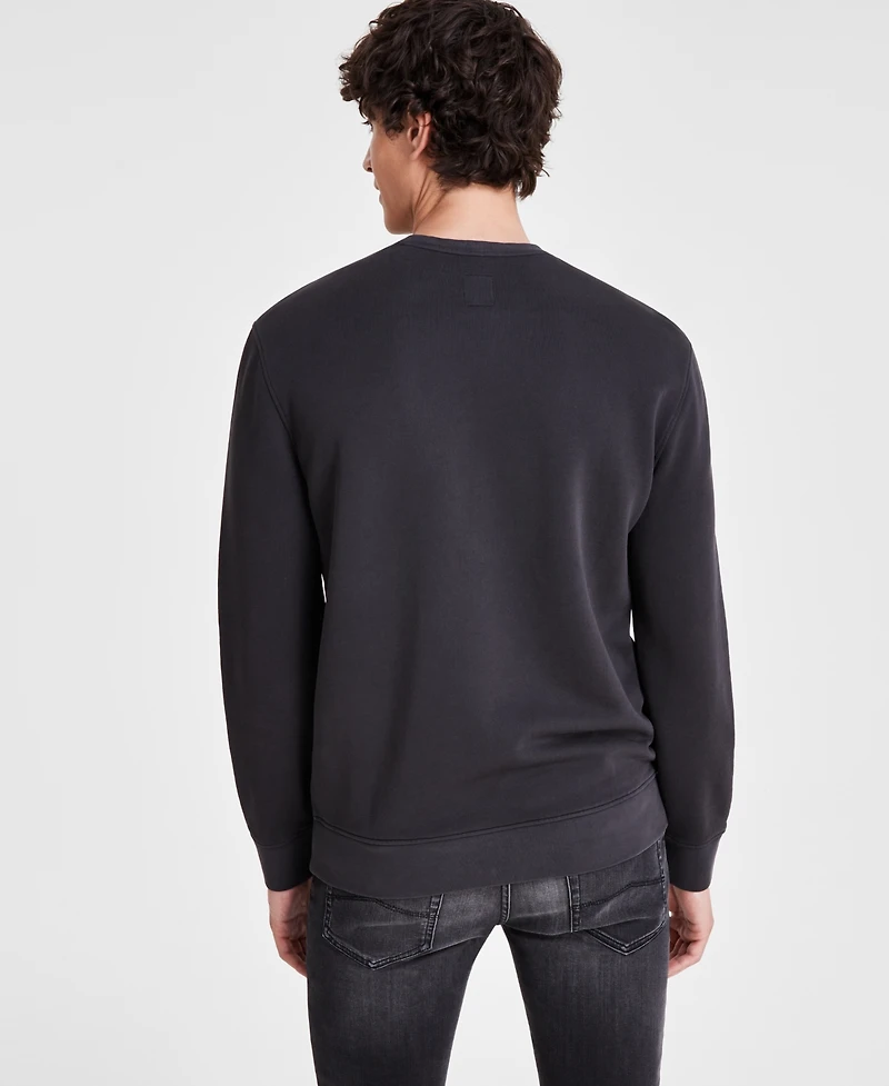 A|X Armani Exchange Men's Sun-Faded Fleece Shirt, Created for Macy's