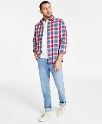 Sun + Stone Men's Melbourne Slim-Fit Destroyed Jeans, Created for Macy's