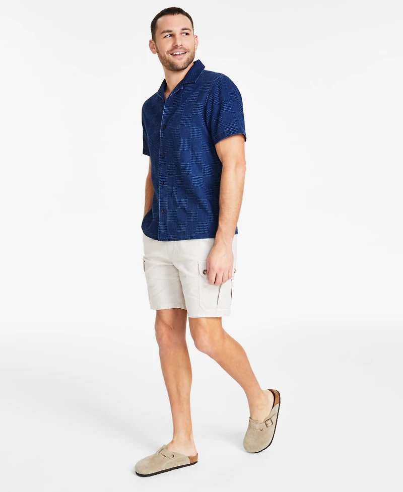 Sun + Stone Men's Relaxed Fit 8" Cargo Shorts, Created for Macy's