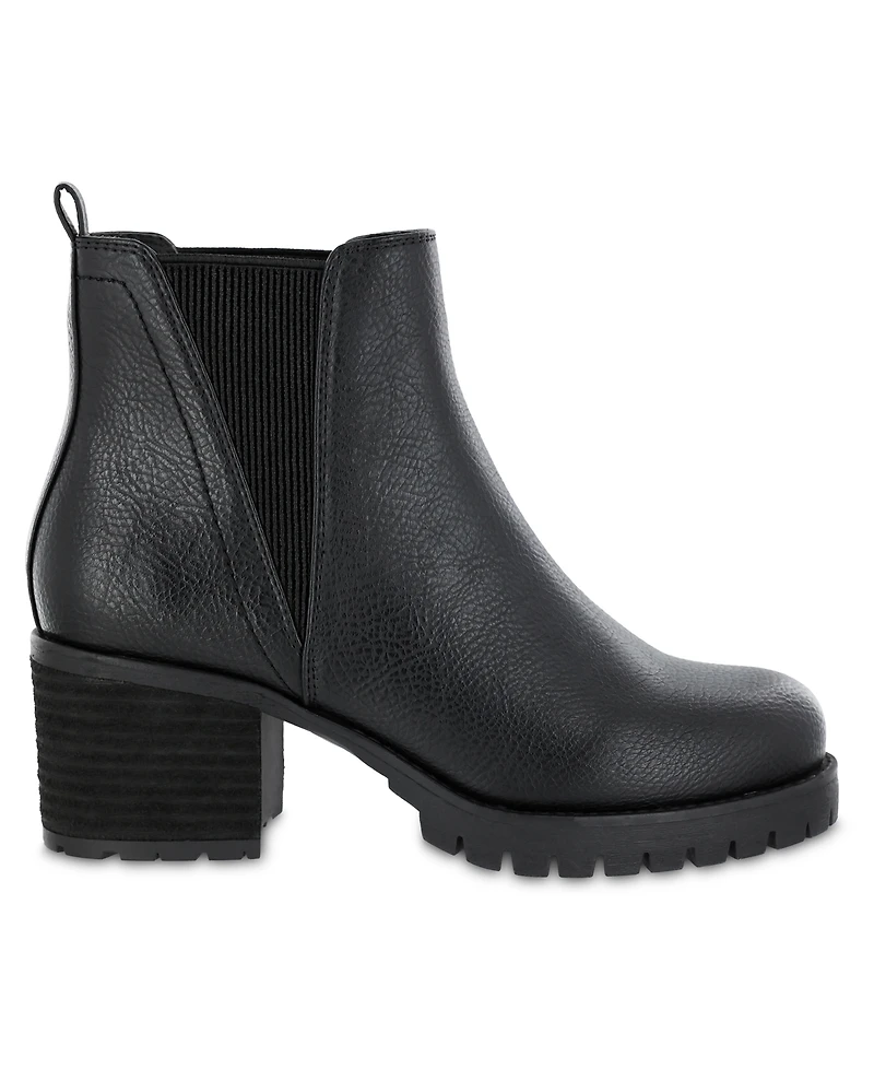 Mia Women's Jody Lug Sole Chelsea Booties