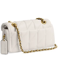 Coach Quilted Leather Mini Tabby Shoulder Bag 20 with Chain