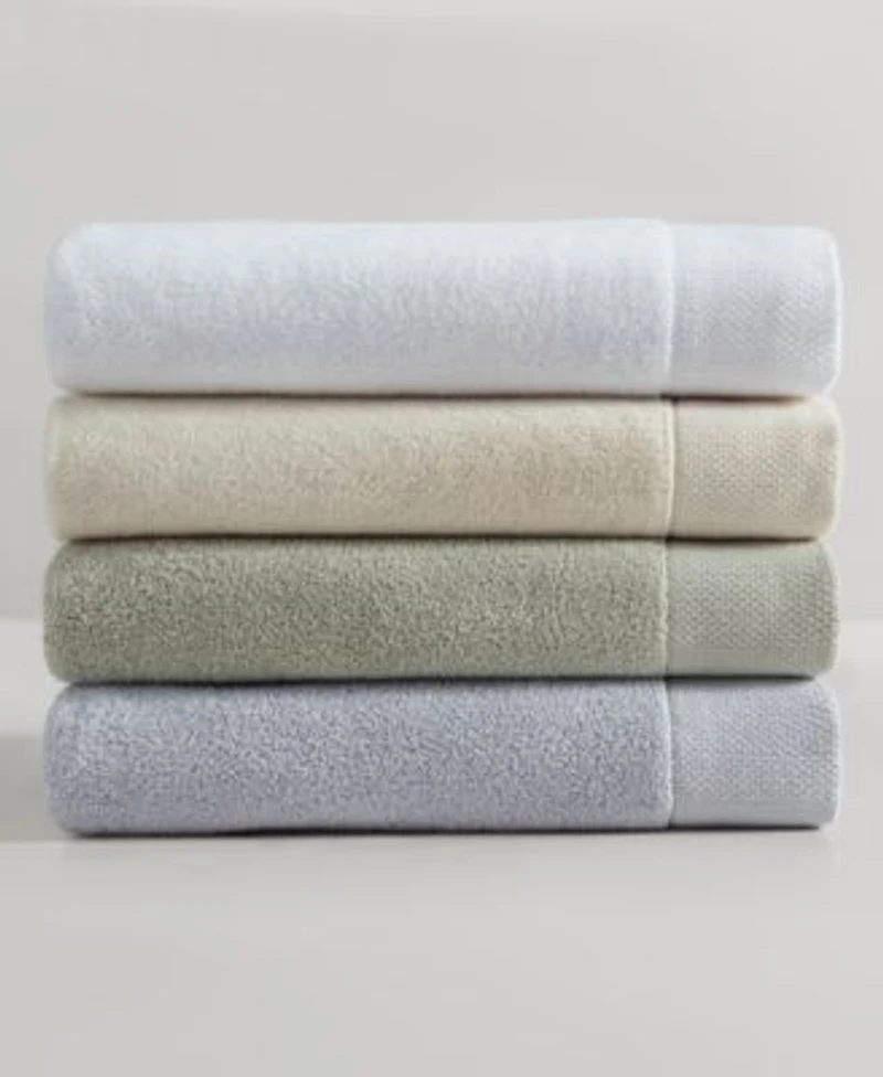 Calvin Klein Entwine Solid Cotton Terry Towel Sets