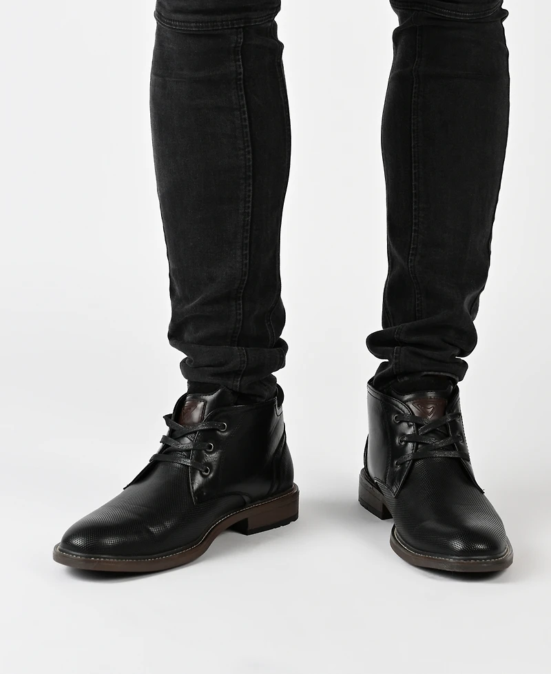 Vance Co. Men's Vaughn Tru Comfort Foam Lace-Up Round Toe Chukka Boot