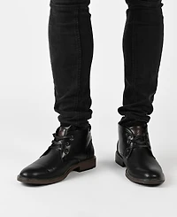 Vance Co. Men's Vaughn Tru Comfort Foam Lace-Up Round Toe Chukka Boot