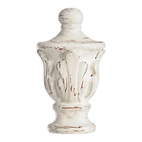 Traditional Vintage like Shabby Chic Floor Lamp Standing Base 60" Tall Antique White Washed Decor for Living Room Reading House Bedroom Family Ho