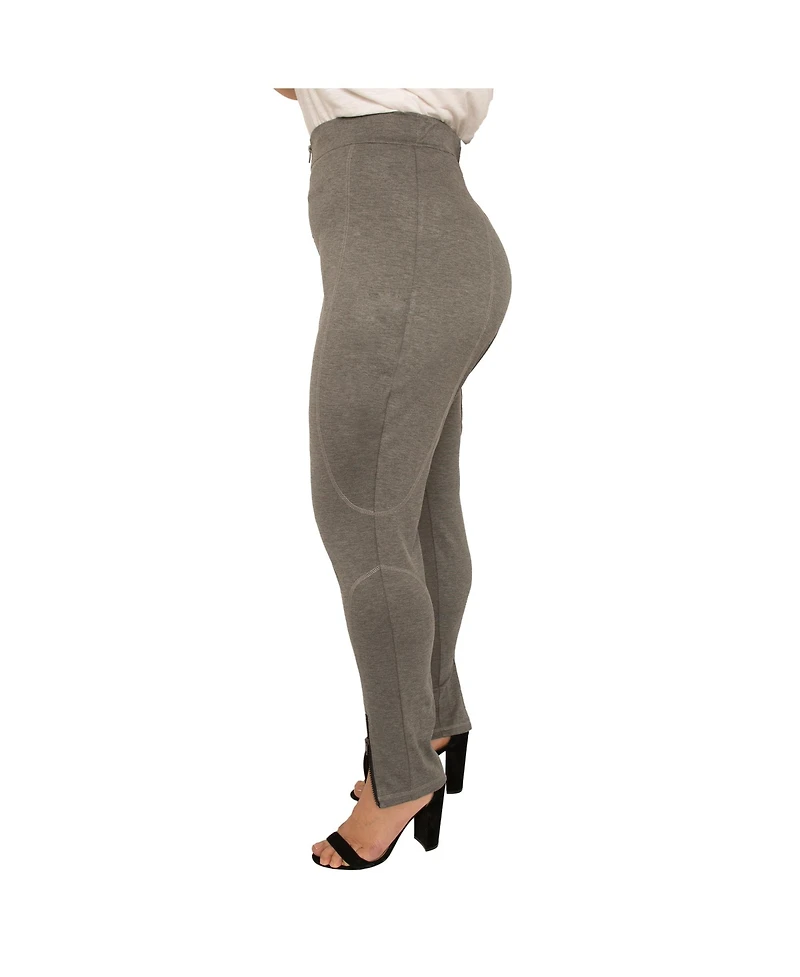 Women's Plus High Rise Ponte Knit Premium Legging