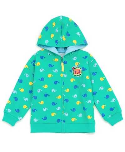 CoComelon Fleece Zip Up Hoodie Toddler| Child Boys