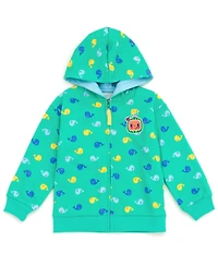 CoComelon Fleece Zip Up Hoodie Toddler| Child Boys