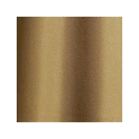 Springcrest Sydnee Gold with Silver Trim Medium Drum Lamp Shade 14" Top x 16" Bottom x 11" Slant (Spider) Replacement with Harp and Fin