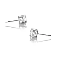 Rachel Glauber Cubic Zirconia Classic Stud Earrings
