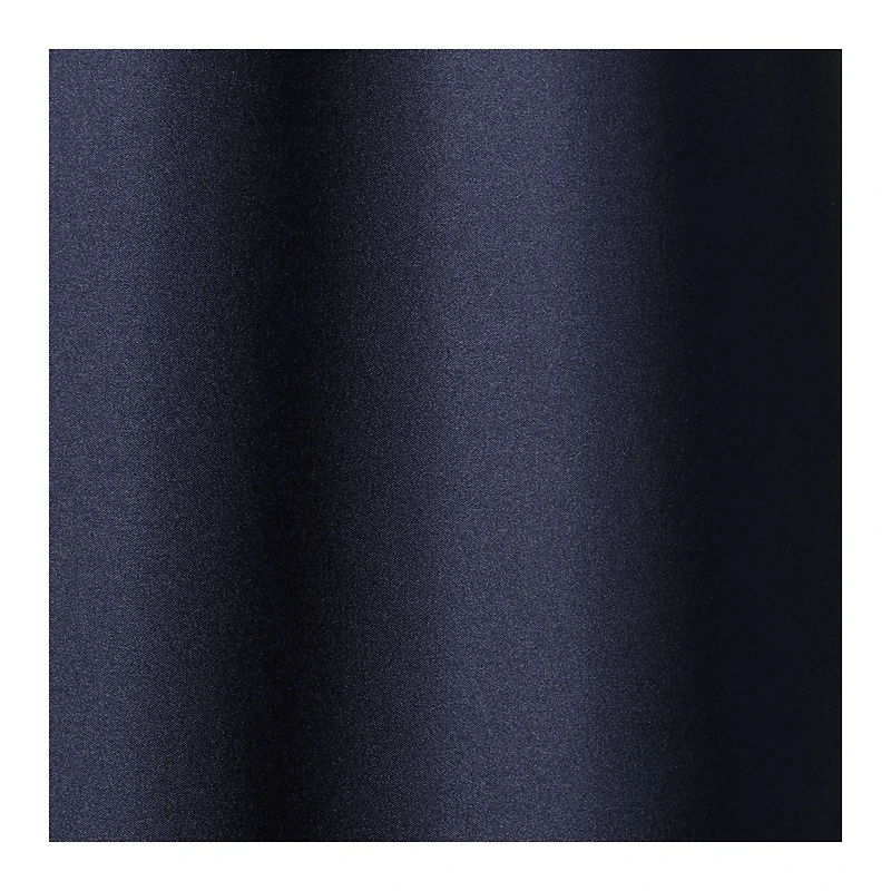 Springcrest Sydnee Navy with Silver Trim Medium Drum Lamp Shade 14" Top x 16" Bottom x 11" Slant (Spider) Replacement with Harp and Fin