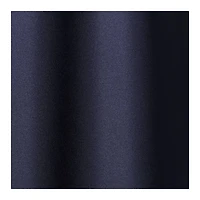 Springcrest Sydnee Navy with Silver Trim Medium Drum Lamp Shade 14" Top x 16" Bottom x 11" Slant (Spider) Replacement with Harp and Fin