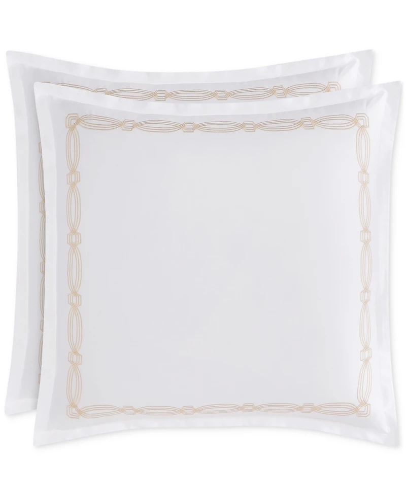Hotel Collection Portofino Cotton 2-Pc. Sham Set, European, Exclusively at Macy's