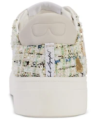 Karl Lagerfeld Paris Cate Pins Lace Up Sneakers