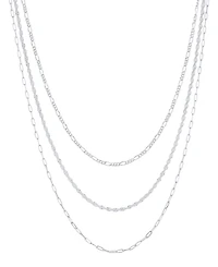 And Now This Silver Plated Chain 3Pc. Set