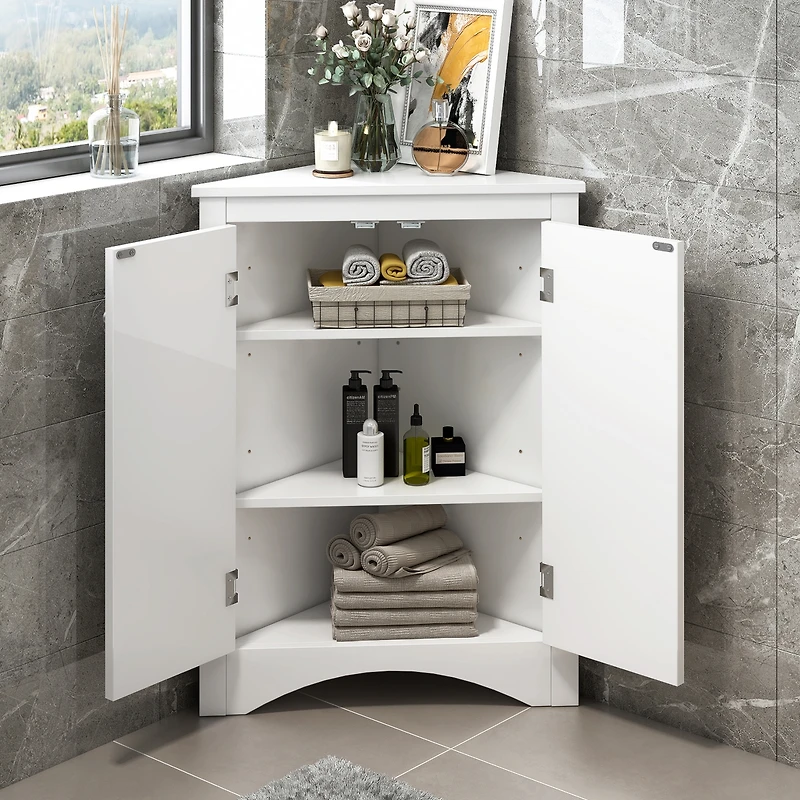 Streamdale Adjustable Shelf Bathroom Storage Cabinet