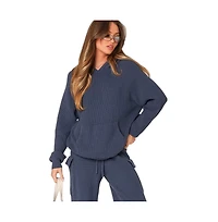 Women's Wynter oversized knit hoodie