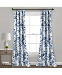 Lush Decor Ivana Floral Light Filtering Window Curtain Panels