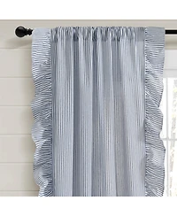 Farmhouse Reyna Ruffle Window Curtain Panels