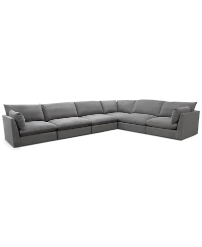Closeout! Marsten 168" 6-Pc. Fabric Sectional, Created for Macy's