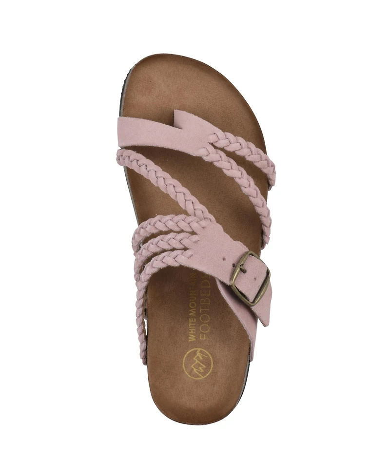 White Mountain Women's Hayleigh Footbed Sandals
