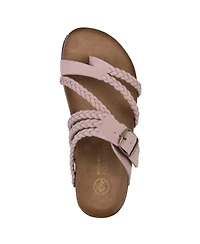 White Mountain Women's Hayleigh Footbed Sandals