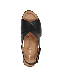 Easy Spirit Women's Chantal Crisscross Low Heel Sandals
