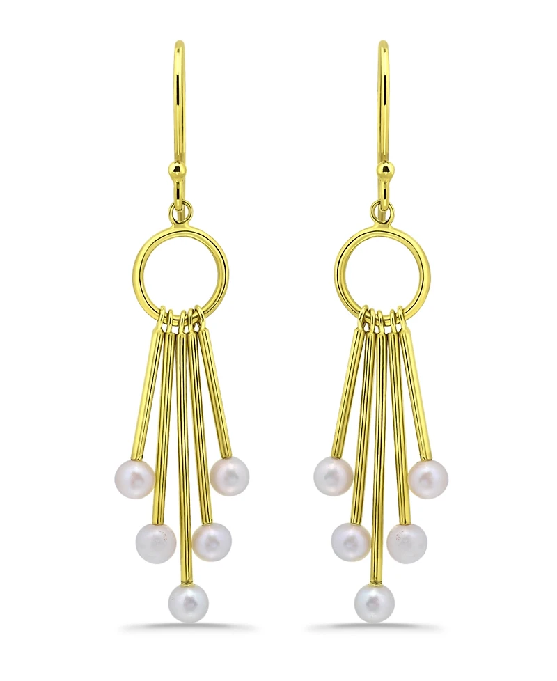 Macy's White Cultured Pearl Drop Earring