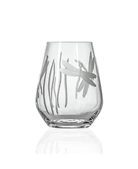 Rolf Glass Dragonfly Stemless Wine Tumbler 18oz