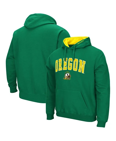 Colosseum Men's Oregon Ducks Arch & Logo 3.0 Pullover Hoodie