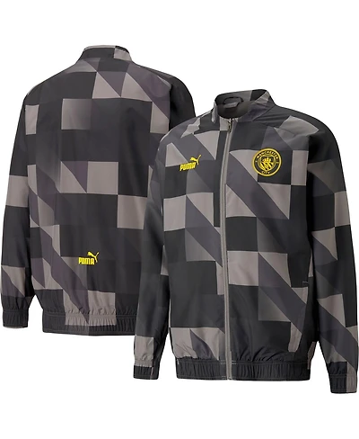 Men's Puma Black Manchester City 2022/23 Pre-Match Full-Zip Jacket