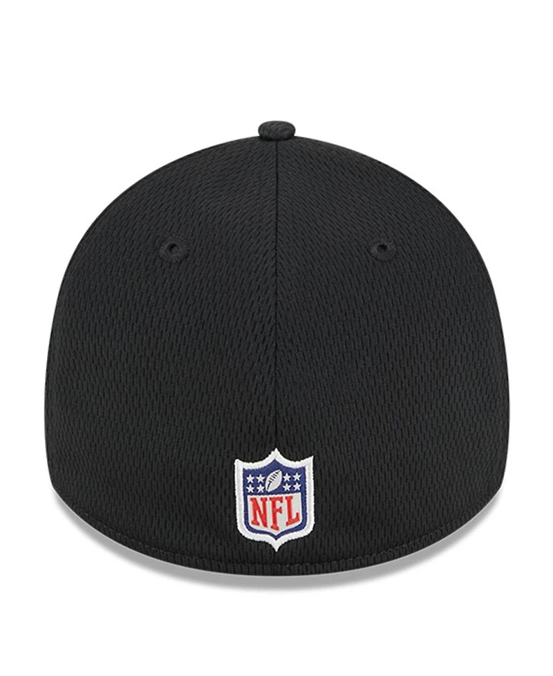 Men's New Era Black Pittsburgh Steelers 2023 Nfl Training Camp 39THIRTY Flex Fit Hat