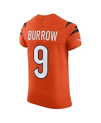Men's Nike Joe Burrow Orange Cincinnati Bengals Vapor F.u.s.e. Elite Jersey