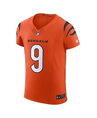 Men's Nike Joe Burrow Orange Cincinnati Bengals Vapor F.u.s.e. Elite Jersey