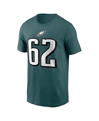 Men's Nike Jason Kelce Midnight Green Philadelphia Eagles Player Name and Number T-shirt