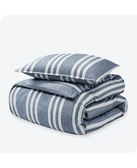 Bare Home Double Brushed Duvet Cover Set Twin/Twin Xl - Stripe