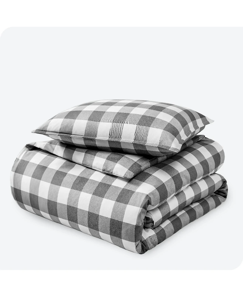 Bare Home Double Brushed Duvet Cover Set Twin/Twin Xl 