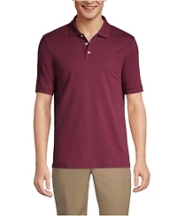 Lands' End Men's Short Sleeve Interlock Polo Shirt
