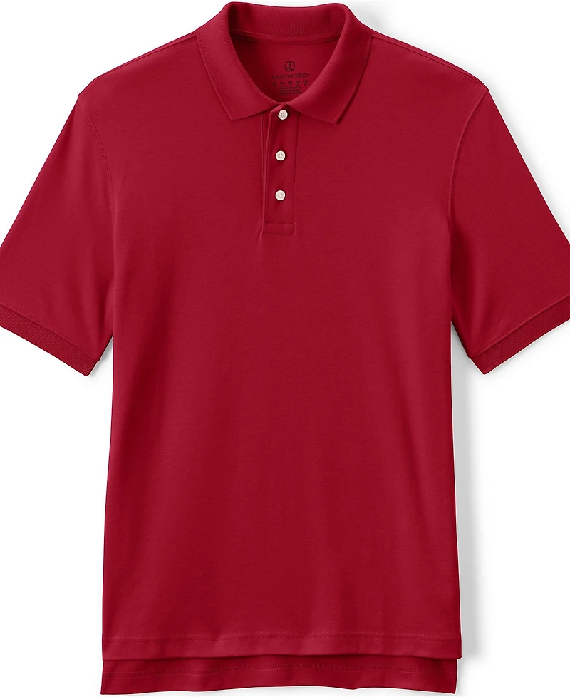 Lands' End Men's Short Sleeve Interlock Polo Shirt